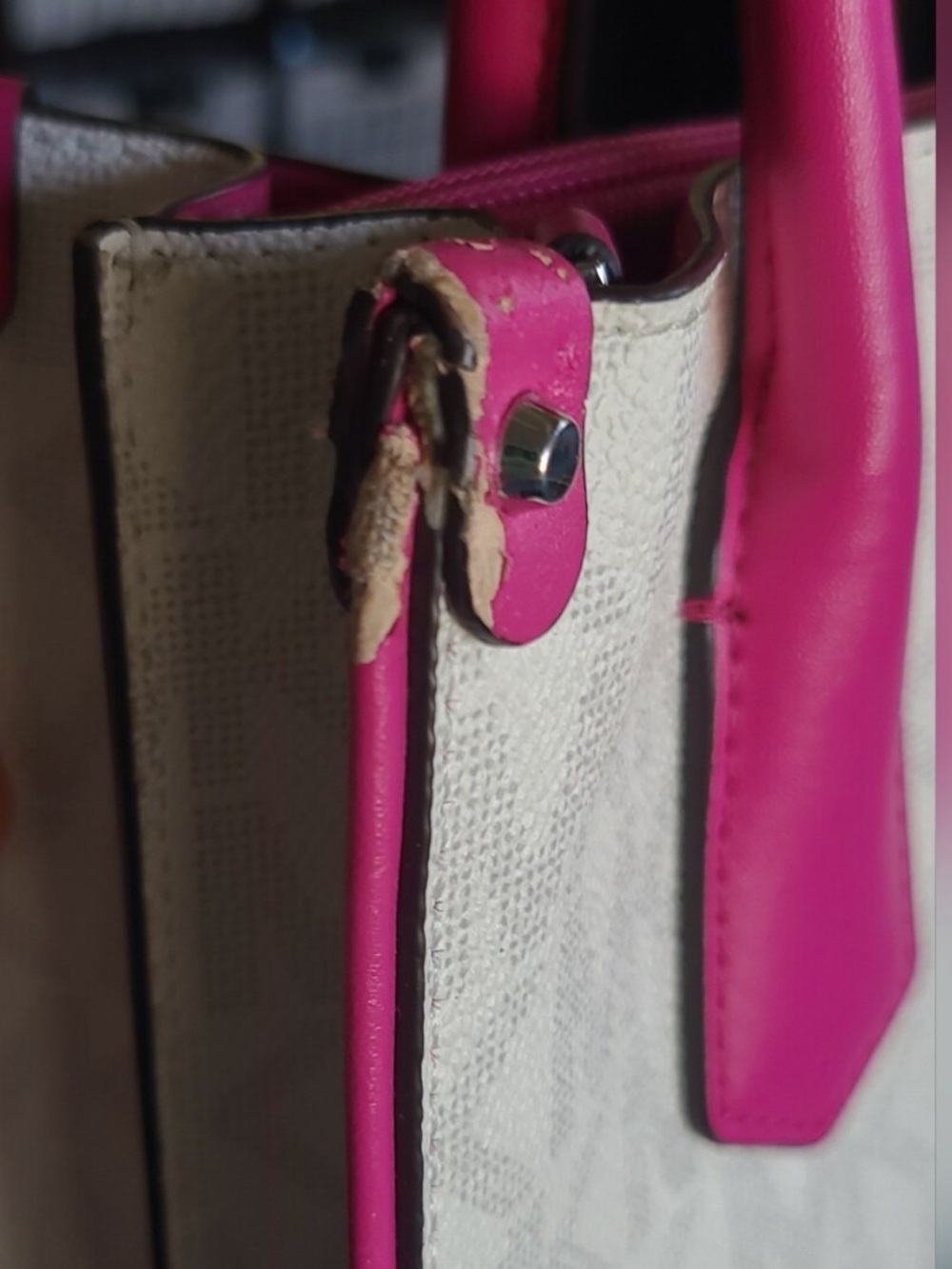 Michael Kors Marilyn Monogram Logo Satchel - Picture 9 of 10